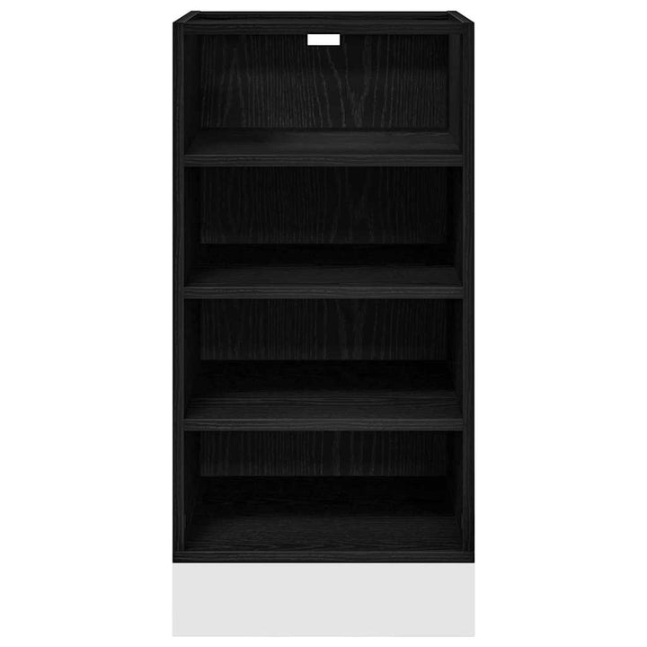 Køkken base kabinet Sort eg 40 x 44,5 x 81,5 cm Konstrueret træ