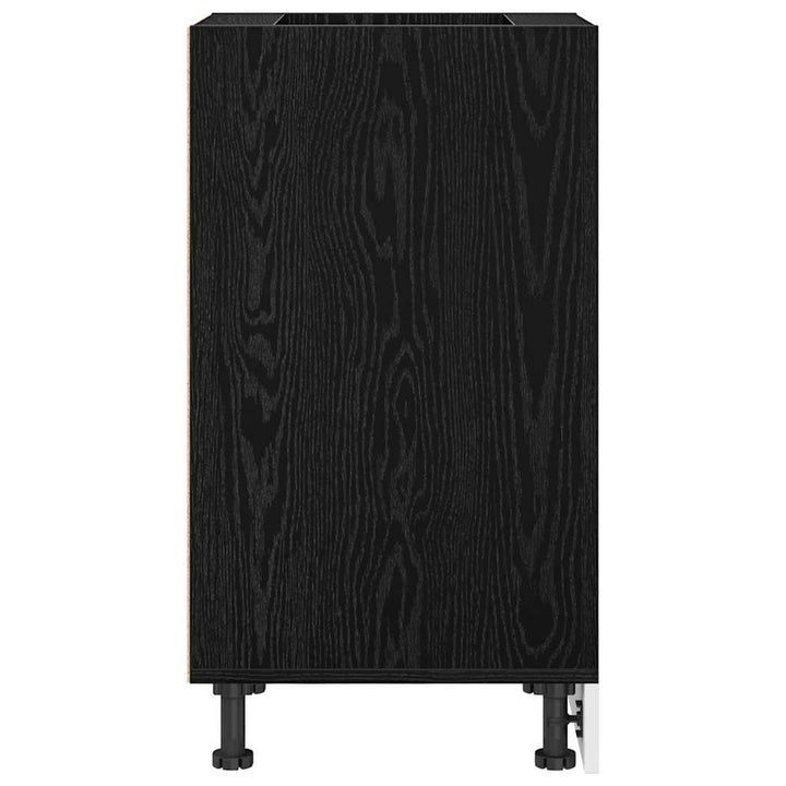 Køkken base kabinet Sort eg 40 x 44,5 x 81,5 cm Konstrueret træ