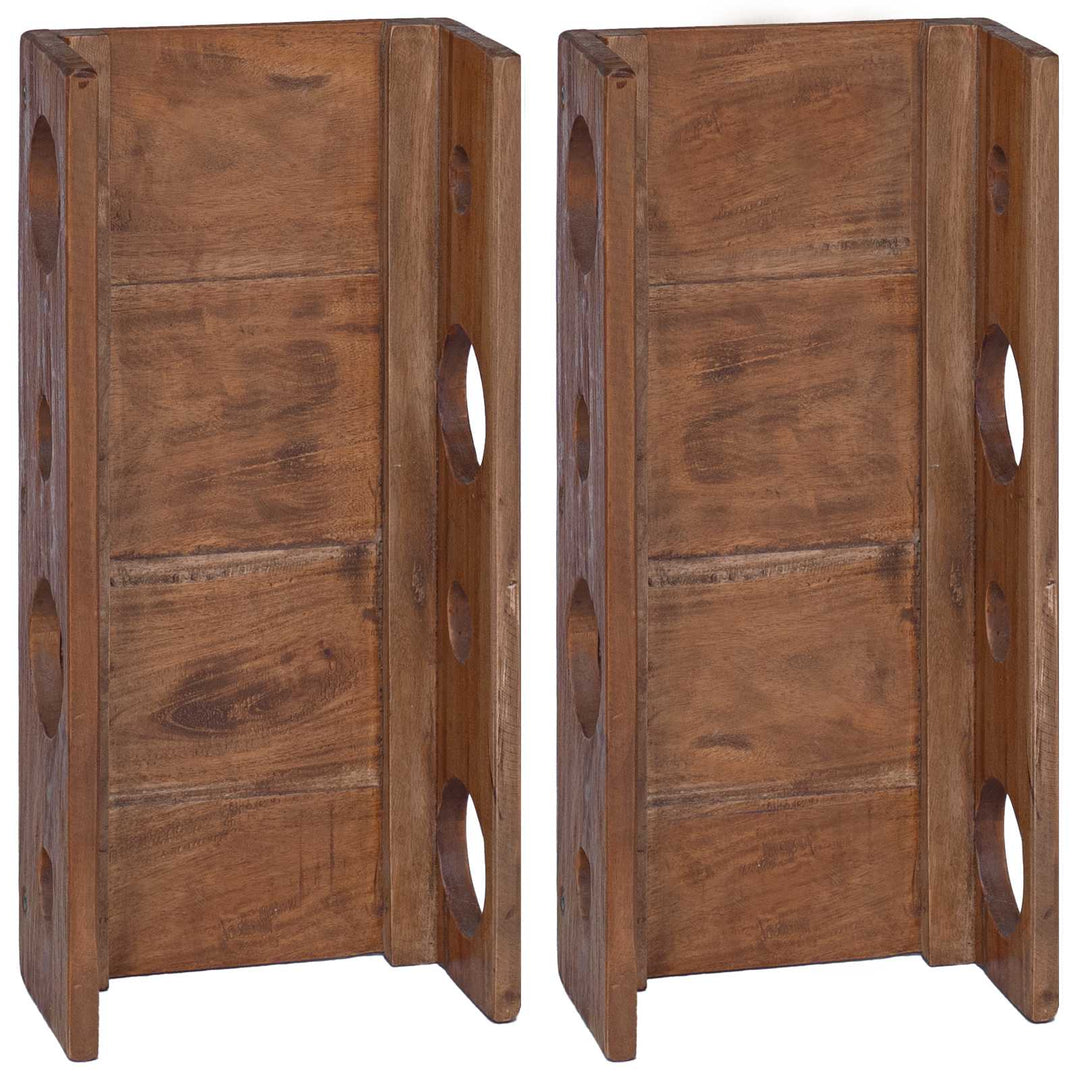 Hylde Brun 24 x 13 x 54 cm Massiv Mahogni
