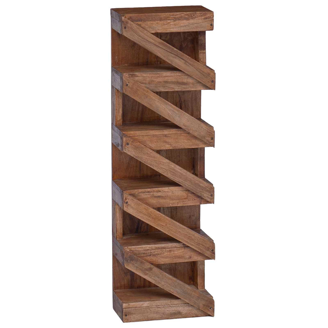 Vinfad Naturfarvet 24 x 14 x 80 cm Massiv Mahogni