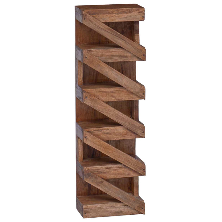 Vinfad Naturfarvet 24 x 14 x 80 cm Massiv Mahogni