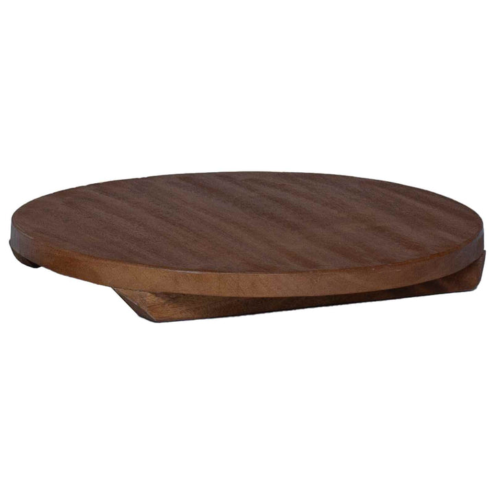 Plante Stool 3 stk. Naturfarvet 29 x 29 x 3,5 cm Mahogni Træ