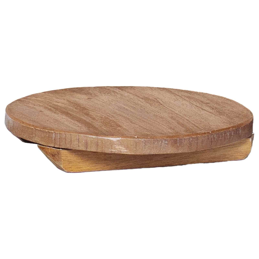 Plante Stool 3 stk. Naturfarvet 29 x 29 x 3,5 cm Mahogni Træ