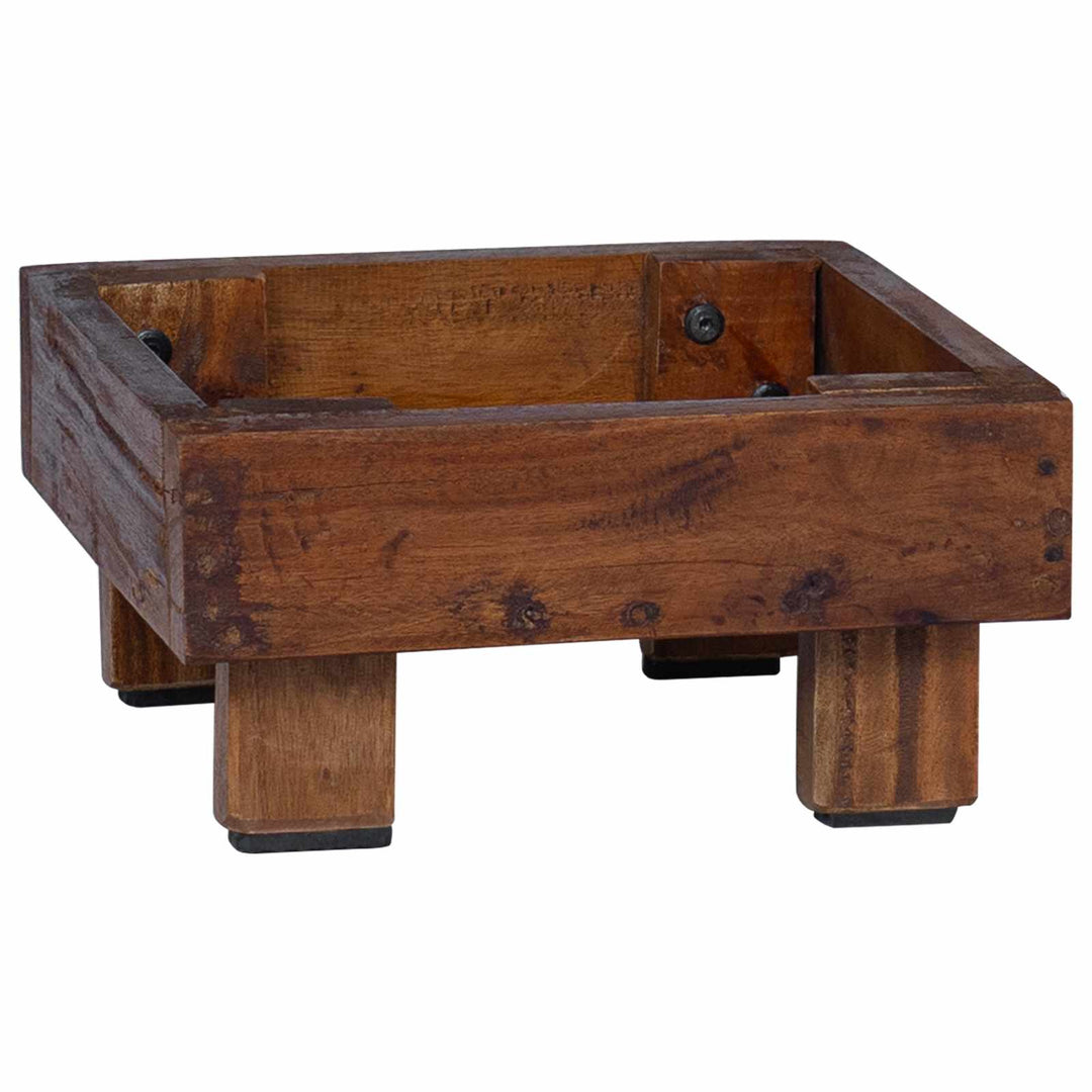 Planteholder 3 stk. Brun 35 x 35 x 12 cm Mahogni Træ