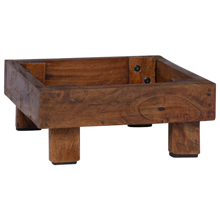 Planteholder 3 stk. Brun 35 x 35 x 12 cm Mahogni Træ
