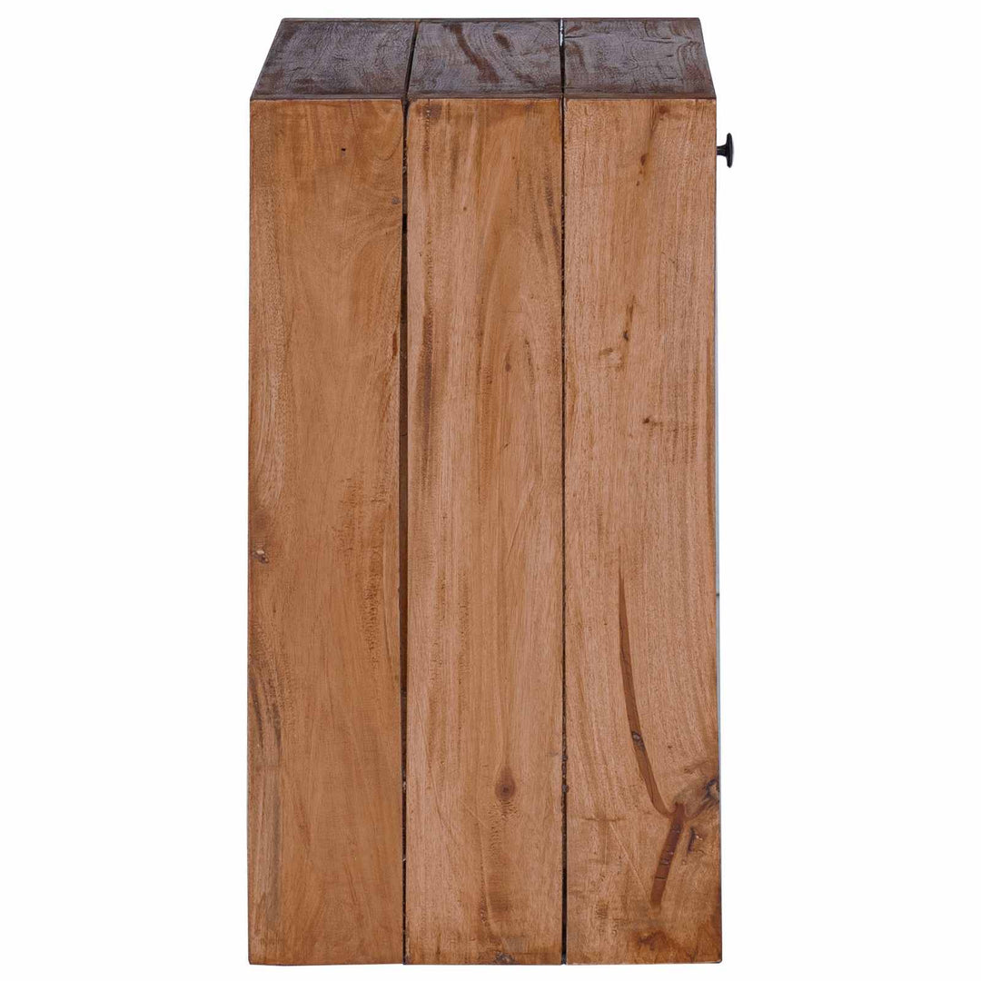 Sengebord med skuffe Brun 63 x 30 x 79 cm Massiv Mahogni