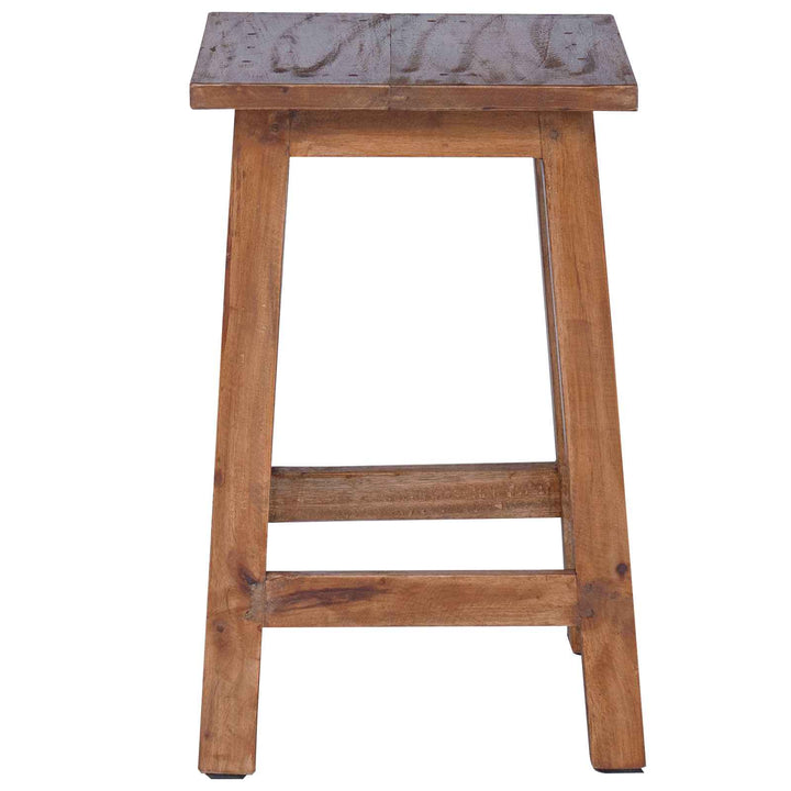 Taburet Naturfarvet 30 x 30 x 47 cm Mahogni Træ