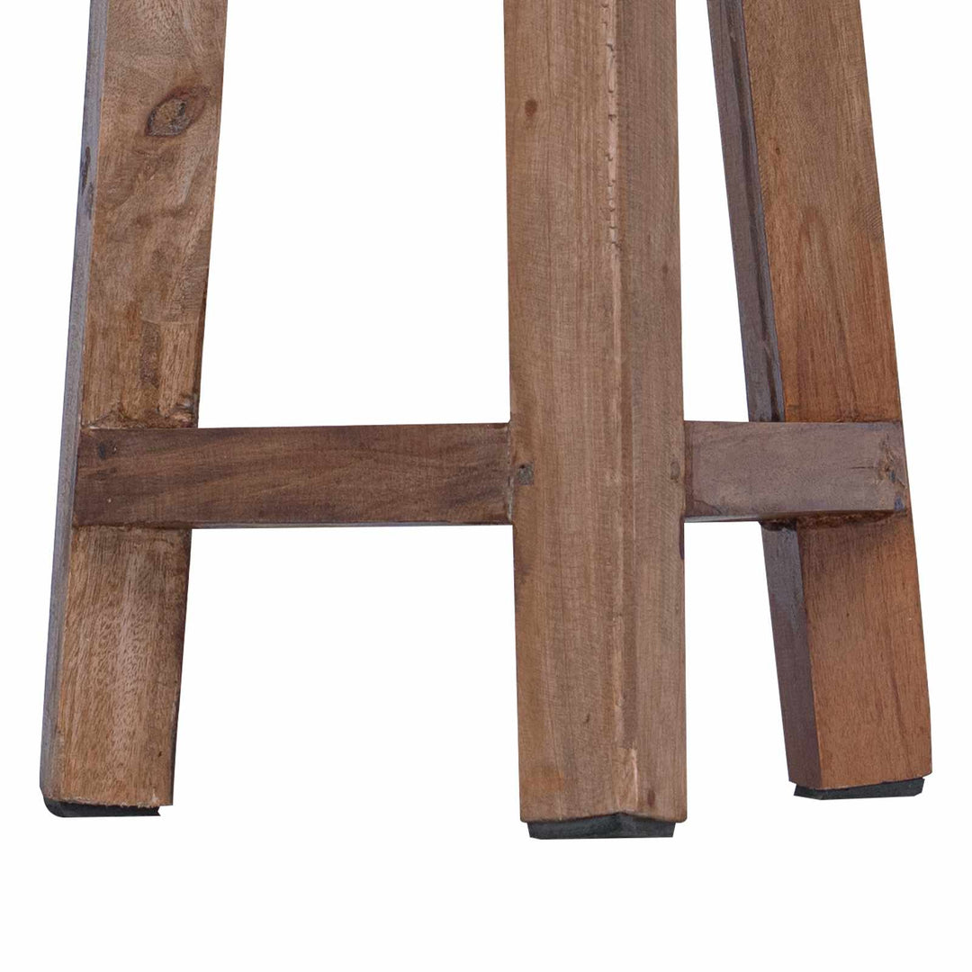 Taburet Naturfarvet 28 x 28 x 50 cm Mahogni Træ