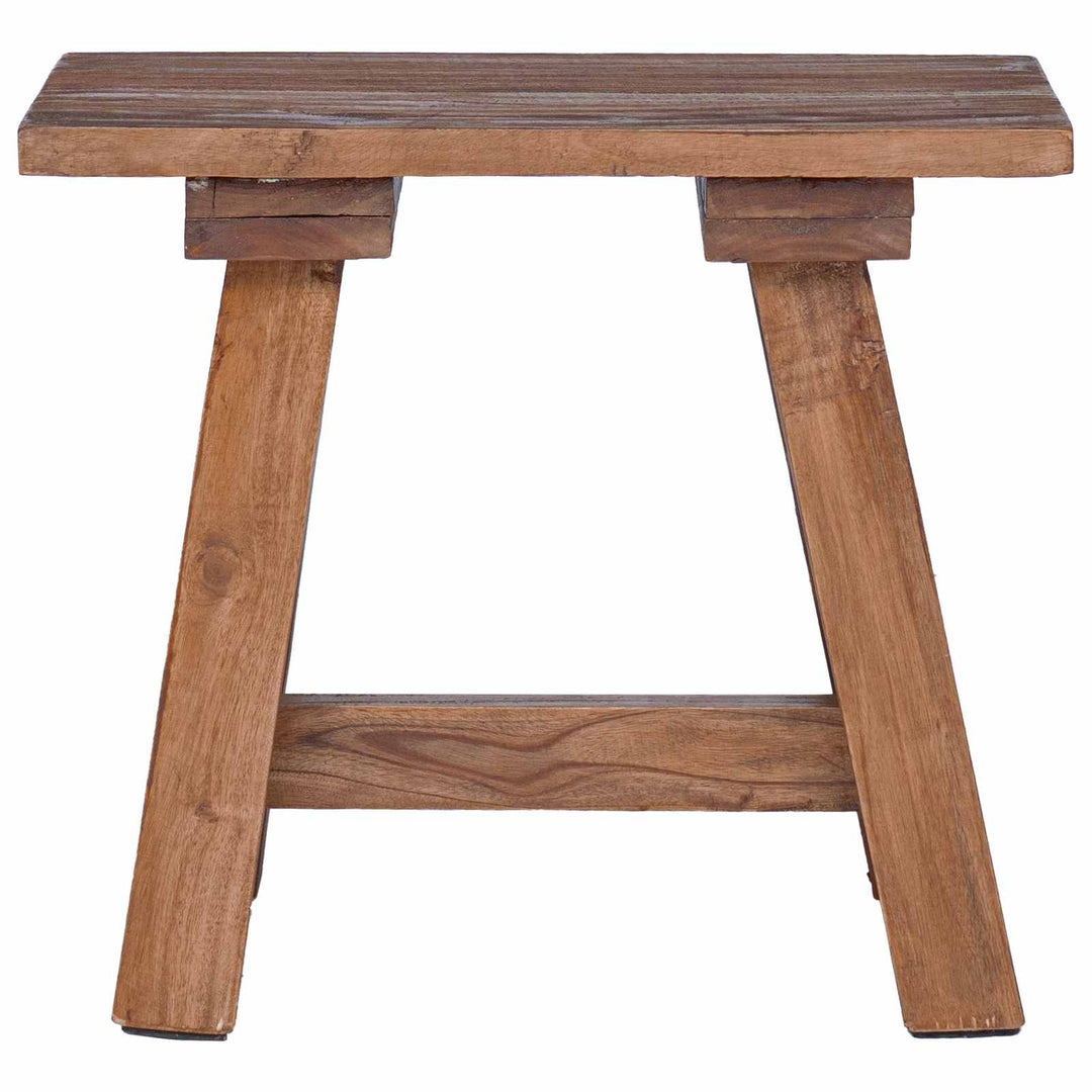 bænk Naturfarvet 50,5 x 25 x 47,5 cm Massivt mahognitræ
