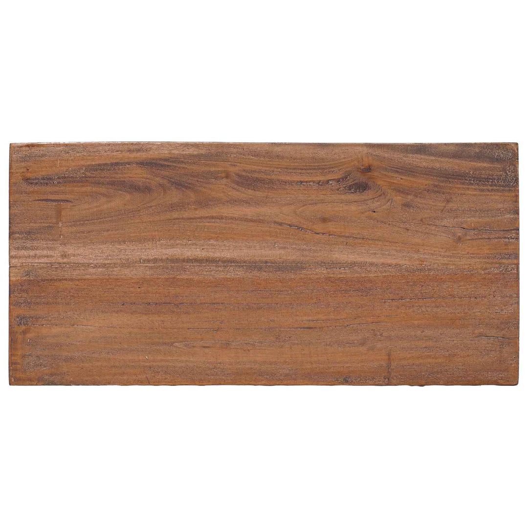 bænk Naturfarvet 50,5 x 25 x 47,5 cm Massivt mahognitræ