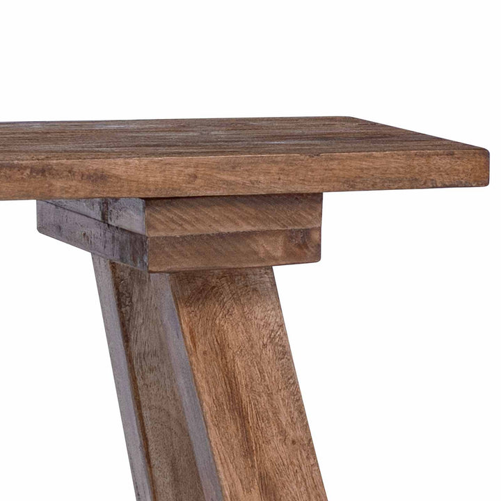 bænk Naturfarvet 92 x 23,5 x 45,5 cm Massivt mahognitræ