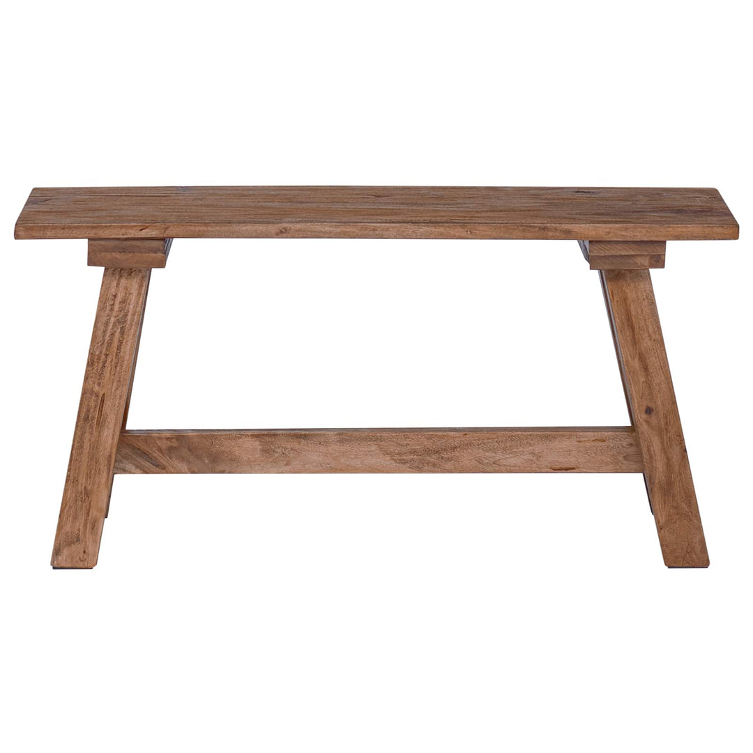 bænk Naturfarvet 92 x 23,5 x 45,5 cm Massivt mahognitræ