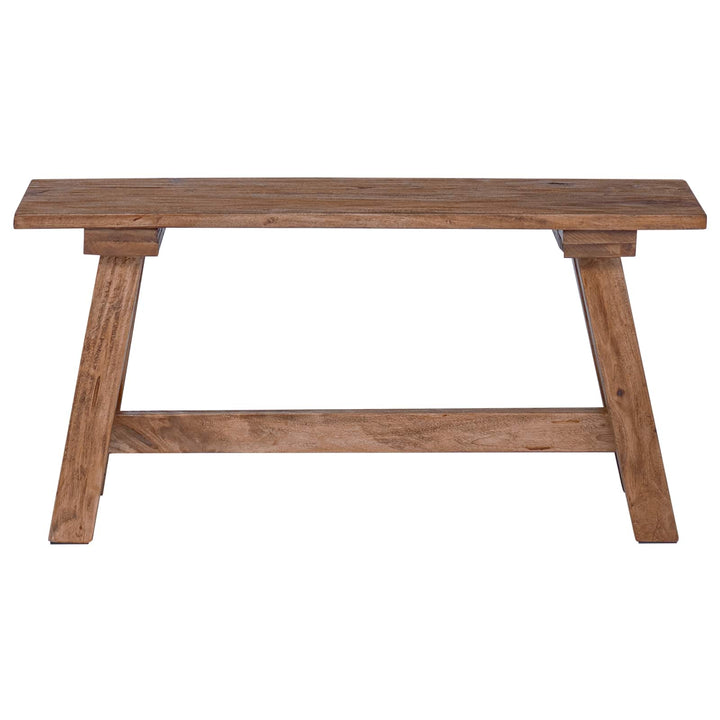 bænk Naturfarvet 92 x 23,5 x 45,5 cm Massivt mahognitræ