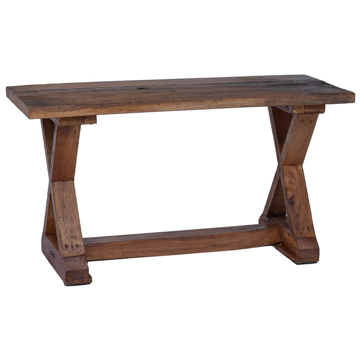 bænk Naturfarvet 85 x 35 x 46 cm Massivt genbrugstræ
