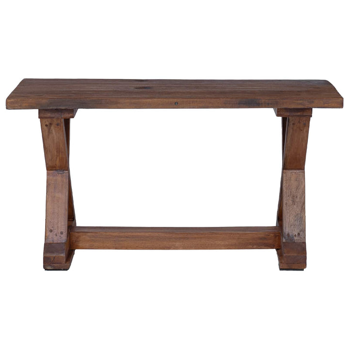 bænk Naturfarvet 85 x 35 x 46 cm Massivt genbrugstræ