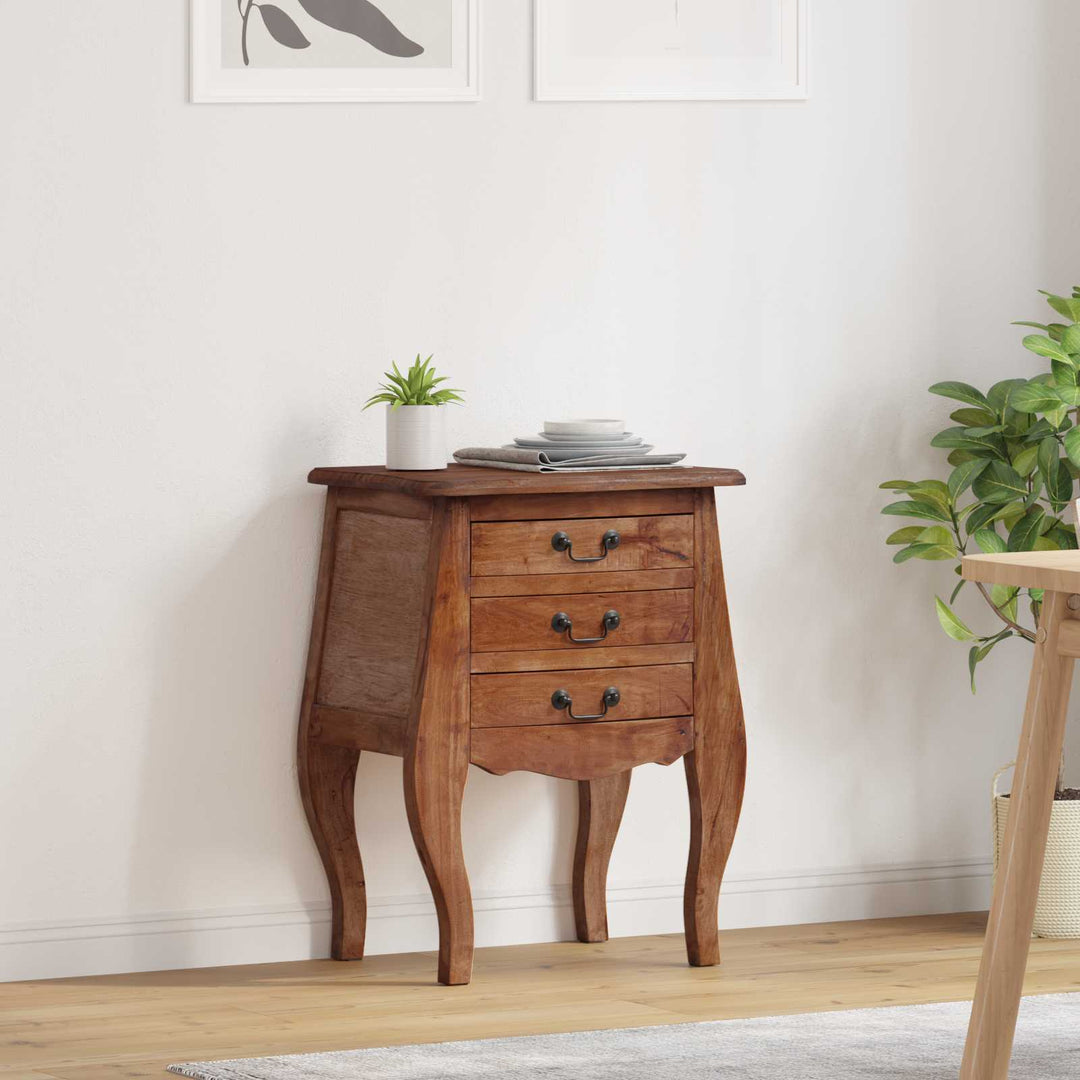 Opbevaringskiste 48 x 35 x 64 cm Massiv Mahogni