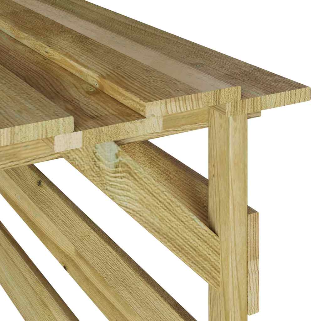 Græsklipper Garage Brun 84 x 80 x 56 cm Impregneret fyrretræ