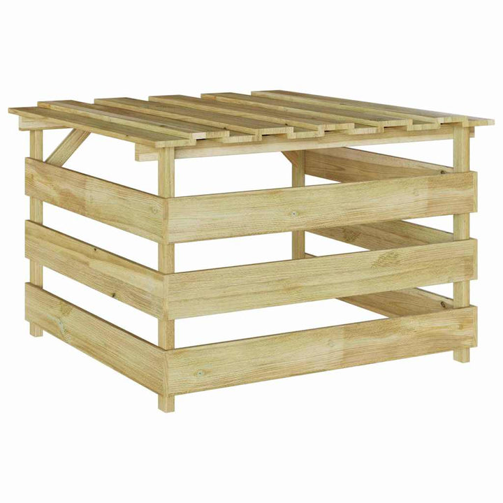 Græsklipper Garage Brun 84 x 80 x 56 cm Impregneret fyrretræ