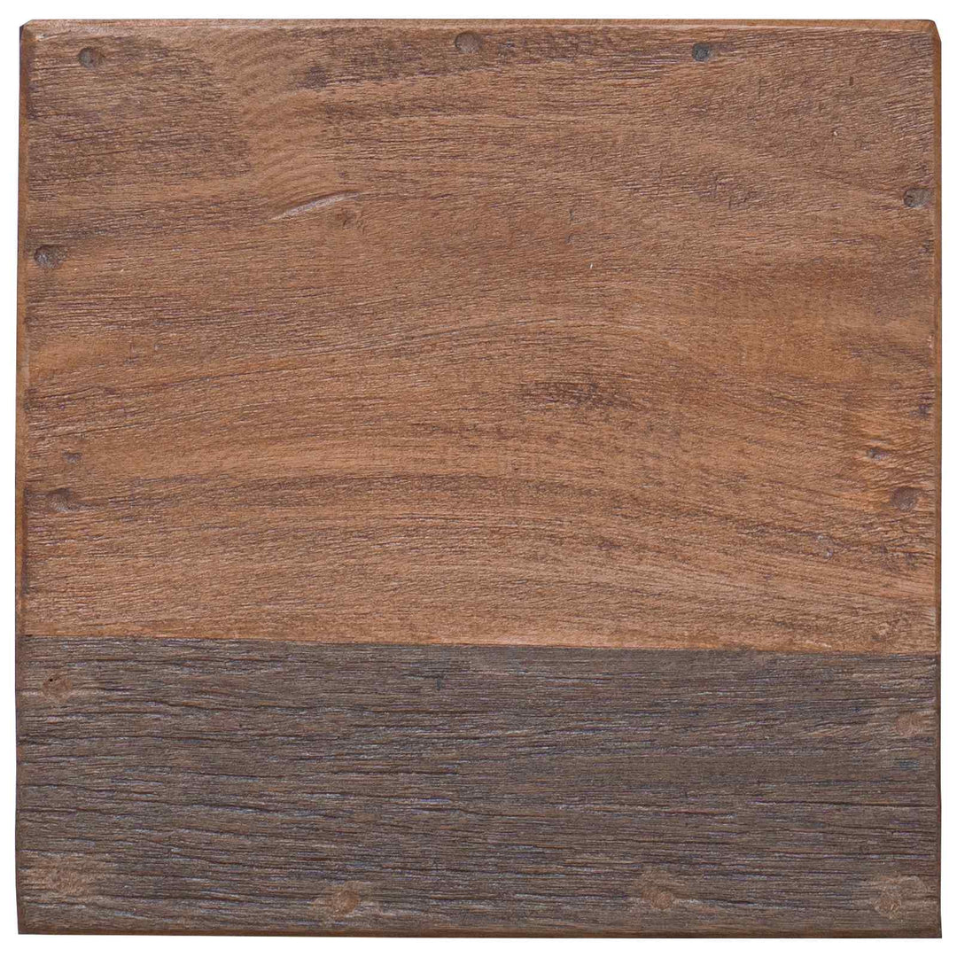 Taburet Naturfarvet 29 x 29 x 48 cm Massivt genbrugstræ