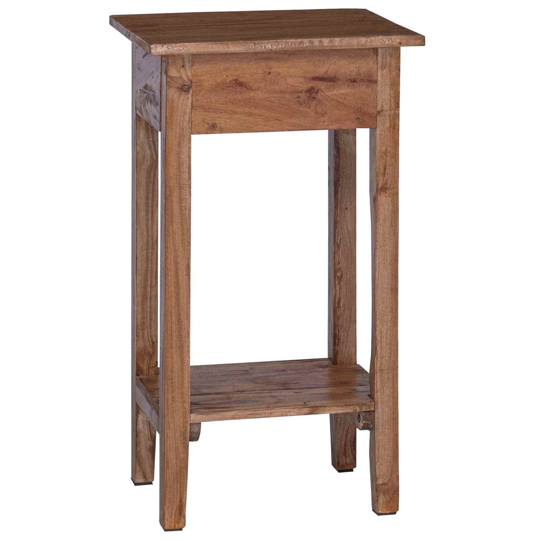 Planteholder med skuffe Brun 34 x 25 x 52 cm Mahogni Træ