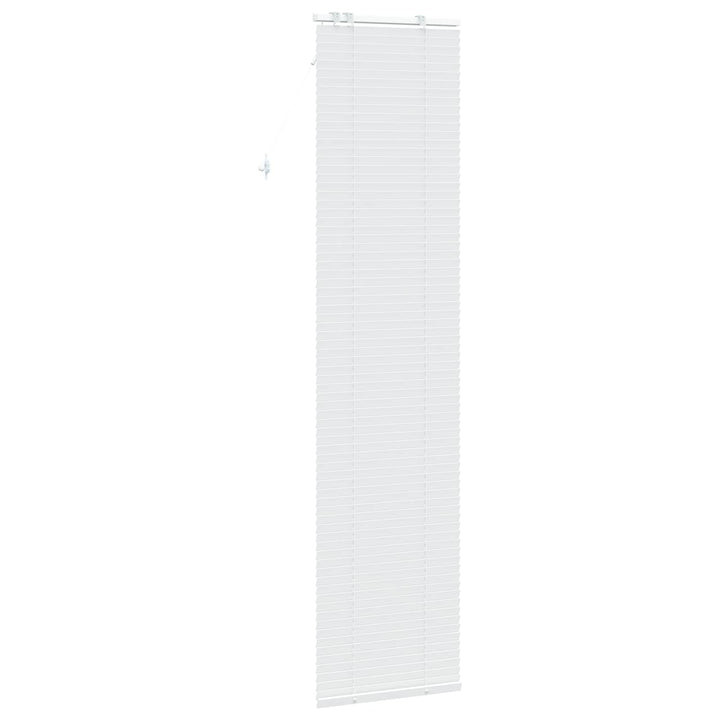 Persienner Hvid 55 x 250 cm 35 mm Massivt Paulownia Træ