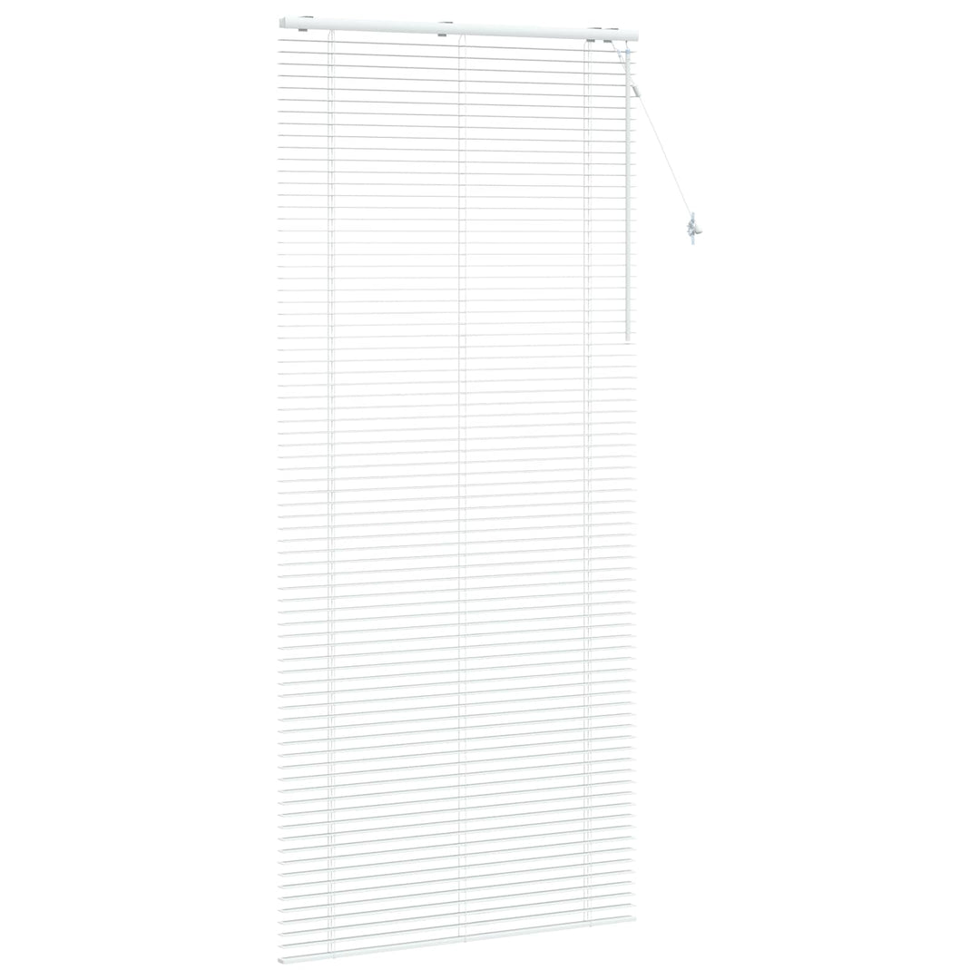 Persienner Hvid 115 x 250 cm 35 mm Massivt Paulownia Træ
