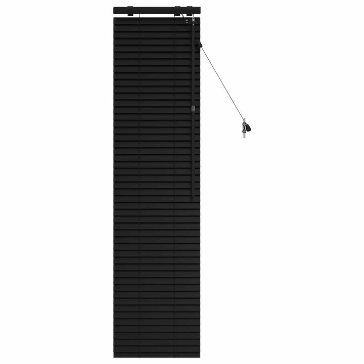 Persienner Sort 50 x 160 cm 35 mm Massivt Paulownia Træ