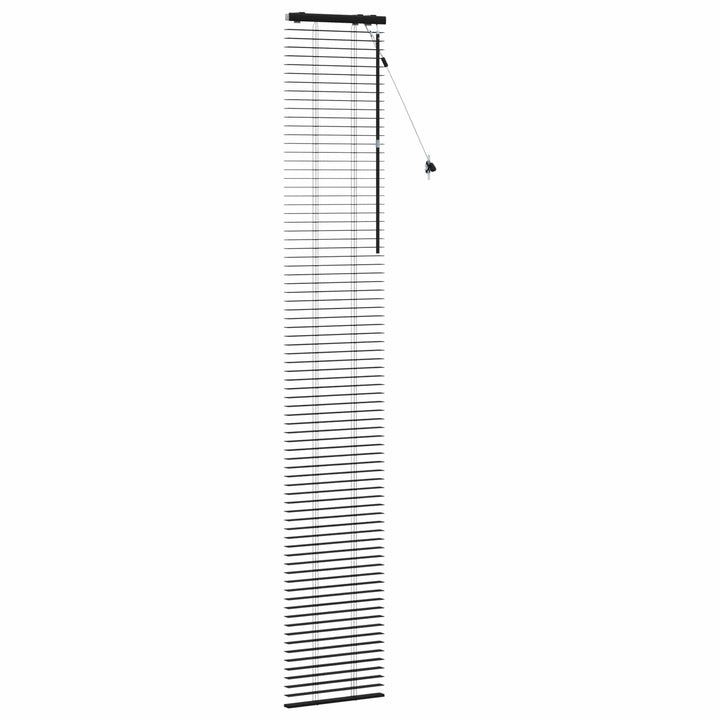 Persienner Sort 40 x 250 cm 35 mm Massivt Paulownia Træ