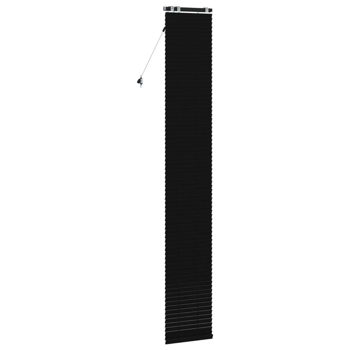 Persienner Sort 45 x 250 cm 35 mm Massivt Paulownia Træ