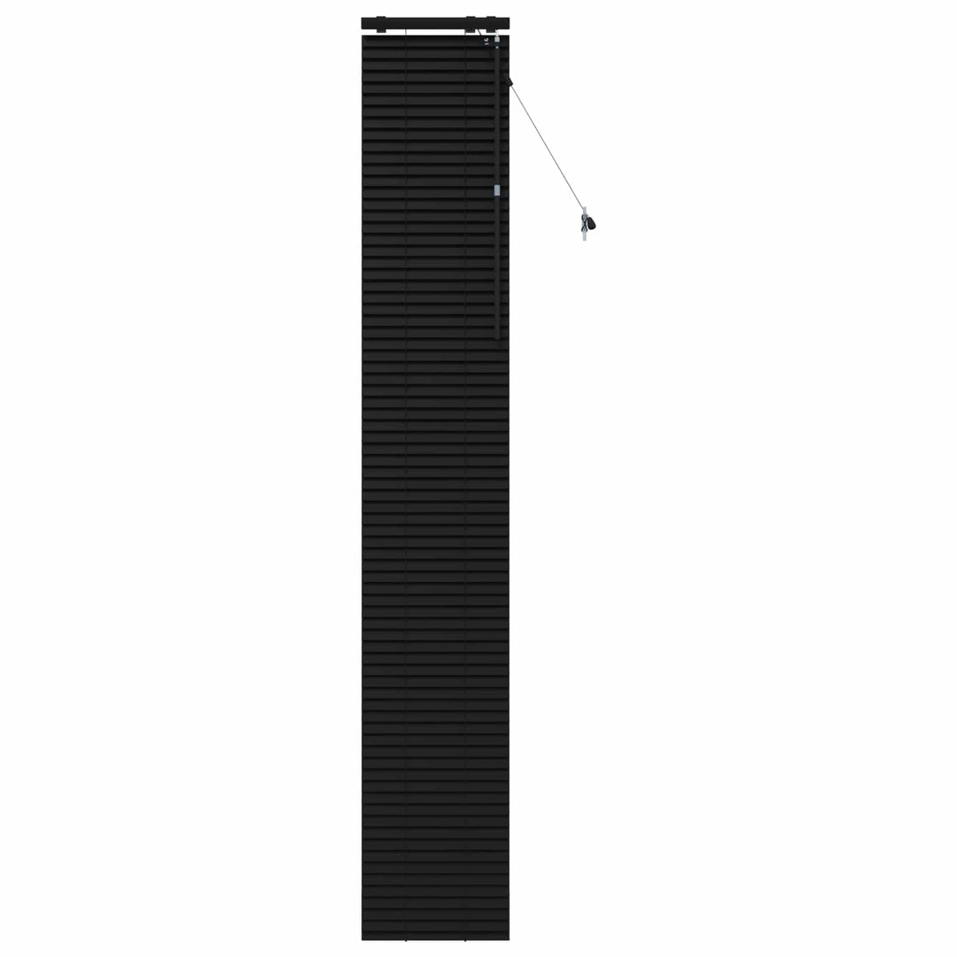 Persienner Sort 45 x 250 cm 35 mm Massivt Paulownia Træ