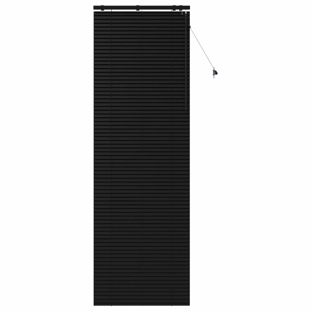 Persienner Sort 85 x 250 cm 35 mm Massivt Paulownia Træ