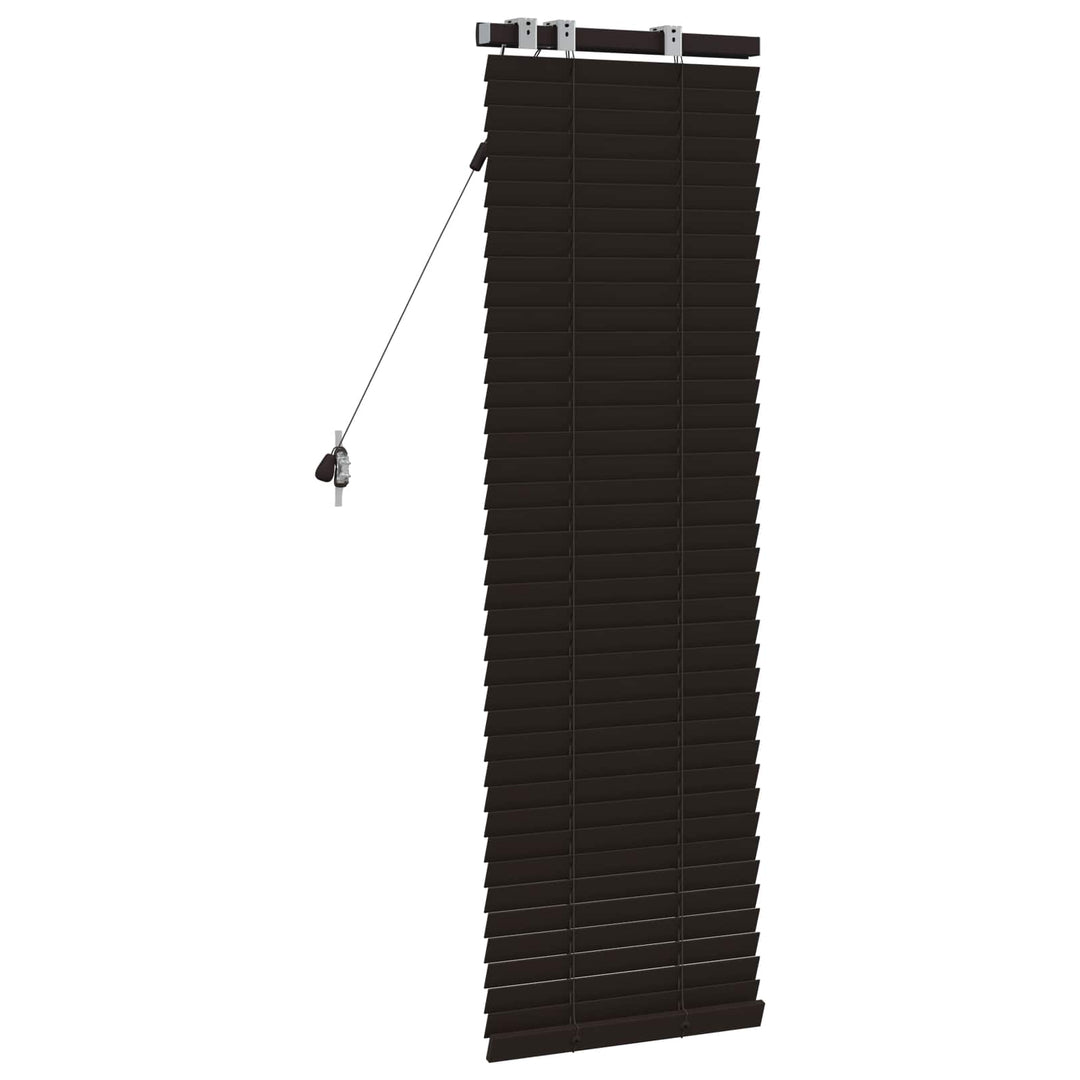 Persienner Mørk Brun 45 x 130 cm 35 mm Massivt Paulownia Træ