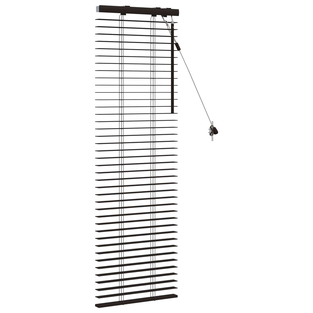 Persienner Mørk Brun 50 x 130 cm 35 mm Massivt Paulownia Træ