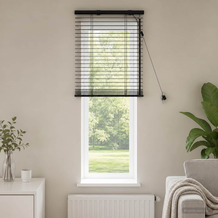 Persienner Mørk Brun 60 x 130 cm 35 mm Massivt Paulownia Træ