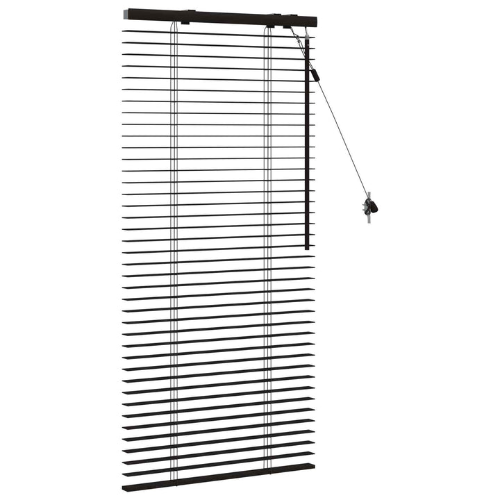 Persienner Mørk Brun 65 x 130 cm 35 mm Massivt Paulownia Træ
