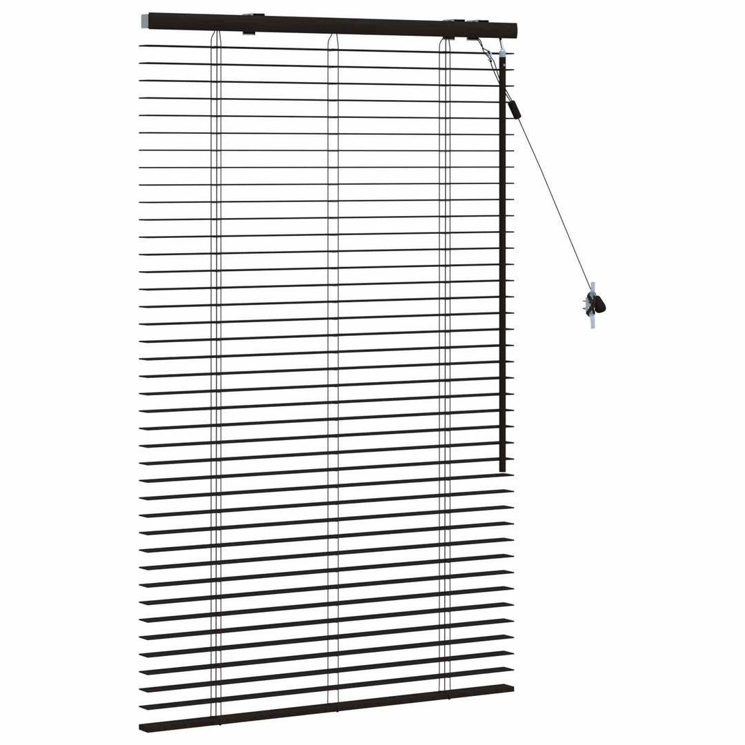 Persienner Mørk Brun 70 x 130 cm 35 mm Massivt Paulownia Træ