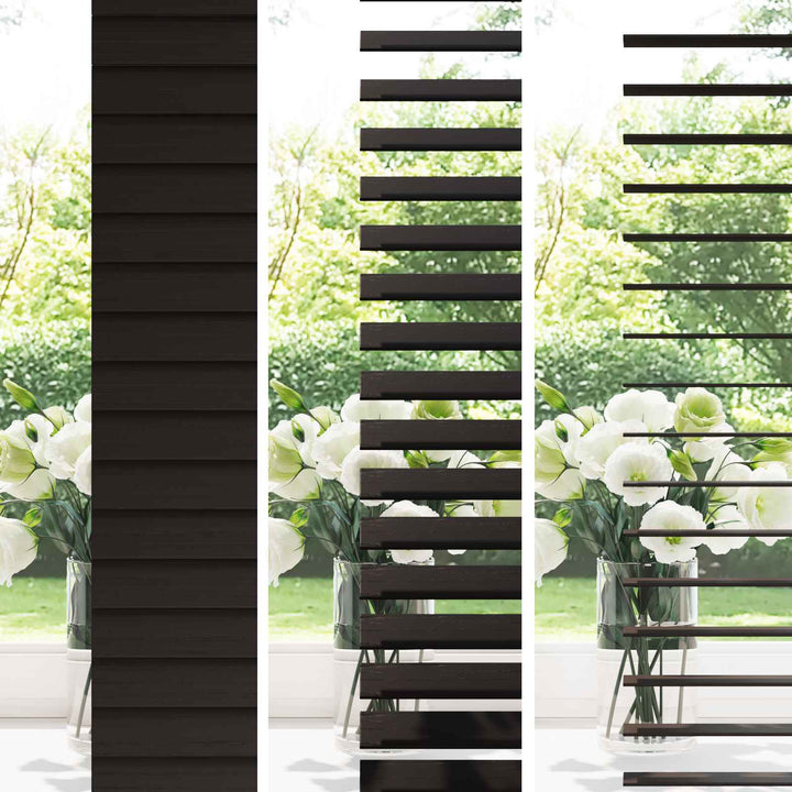 Persienner Mørk Brun 45 x 160 cm 35 mm Massivt Paulownia Træ