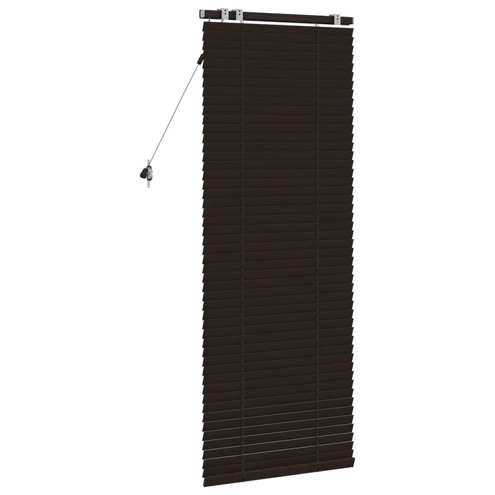 Persienner Mørk Brun 60 x 160 cm 35 mm Massivt Paulownia Træ