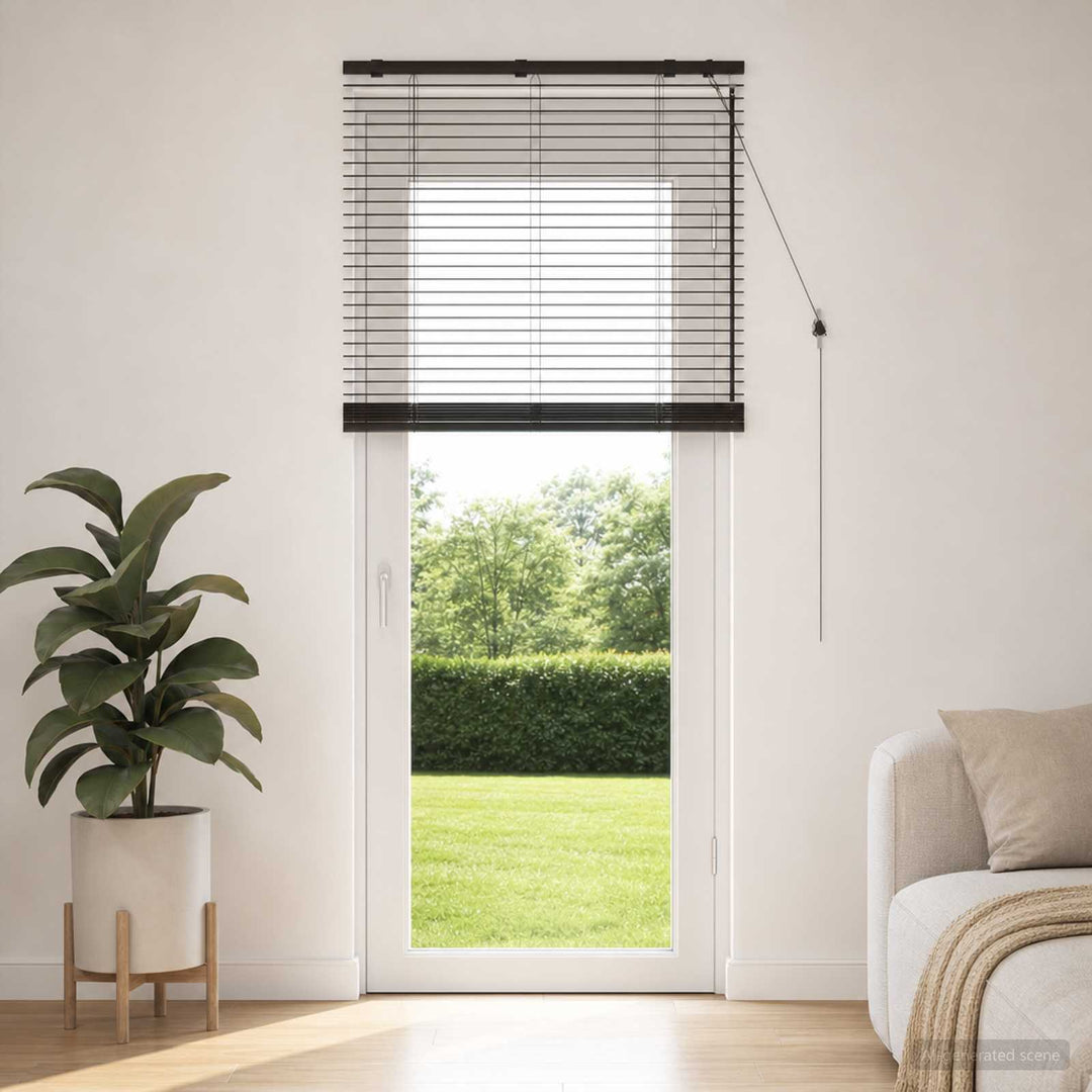 Persienner Mørk Brun 70 x 250 cm 35 mm Massivt Paulownia Træ