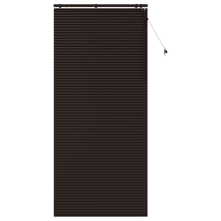 Persienner Mørk Brun 115 x 250 cm 35 mm Massivt Paulownia Træ