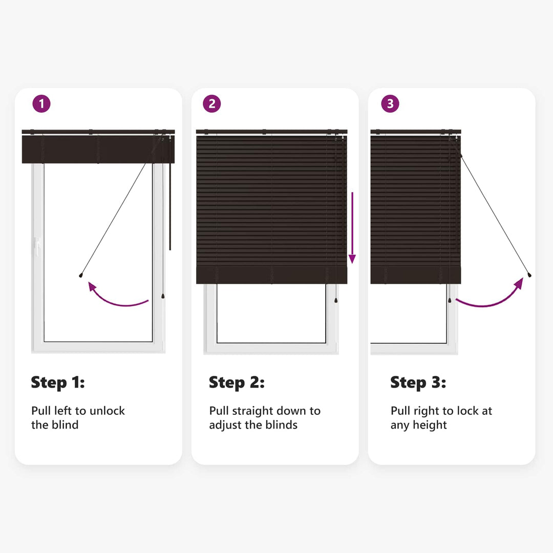 Persienner Mørk Brun 120 x 250 cm 35 mm Massivt Paulownia Træ