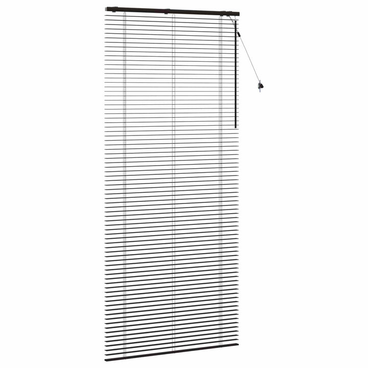Persienner Mørk Brun 120 x 250 cm 35 mm Massivt Paulownia Træ
