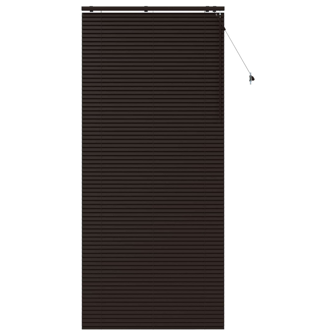Persienner Mørk Brun 120 x 250 cm 35 mm Massivt Paulownia Træ