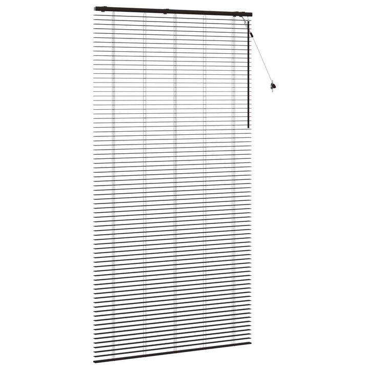 Persienner Mørk Brun 135 x 250 cm 35 mm Massivt Paulownia Træ