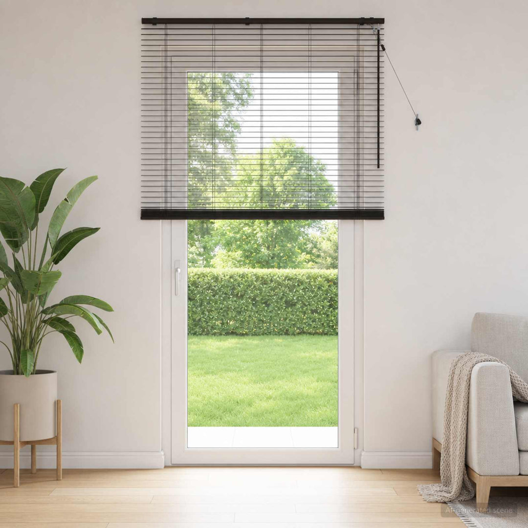 Persienner Mørk Brun 145 x 250 cm 35 mm Massivt Paulownia Træ