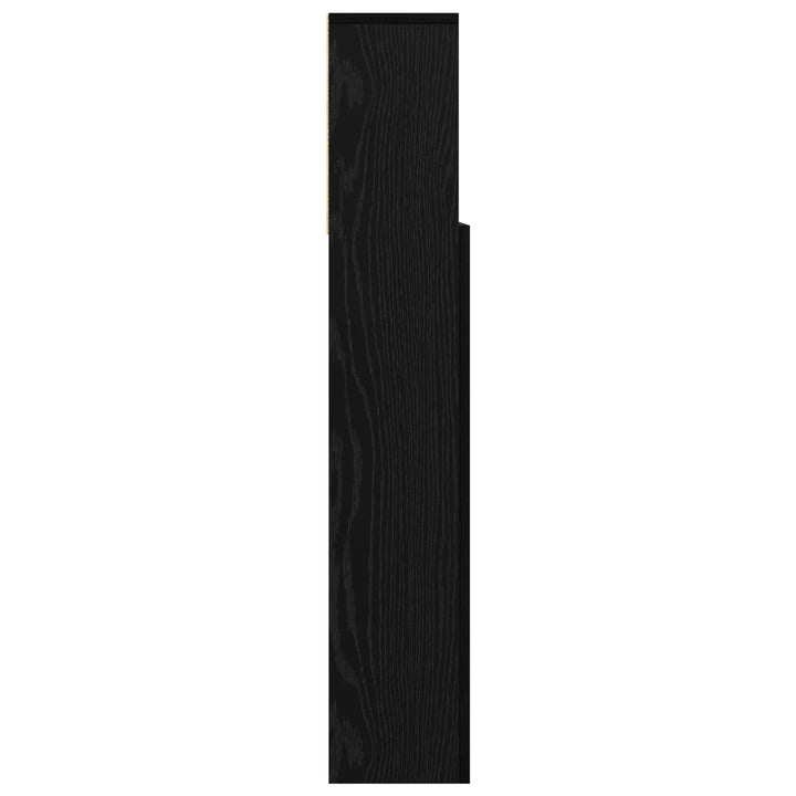 Hovedgærde Skab Sort eg 100 x 19 x 103,5 cm Konstrueret træ