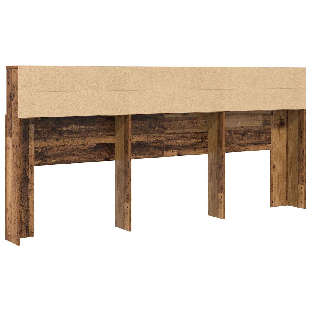 Hovedgærde Skab Gammelt træ 220 x 19 x 101,5 cm Konstrueret træ