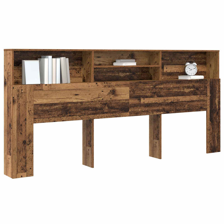 Hovedgærde Skab Gammelt træ 220 x 19 x 101,5 cm Konstrueret træ