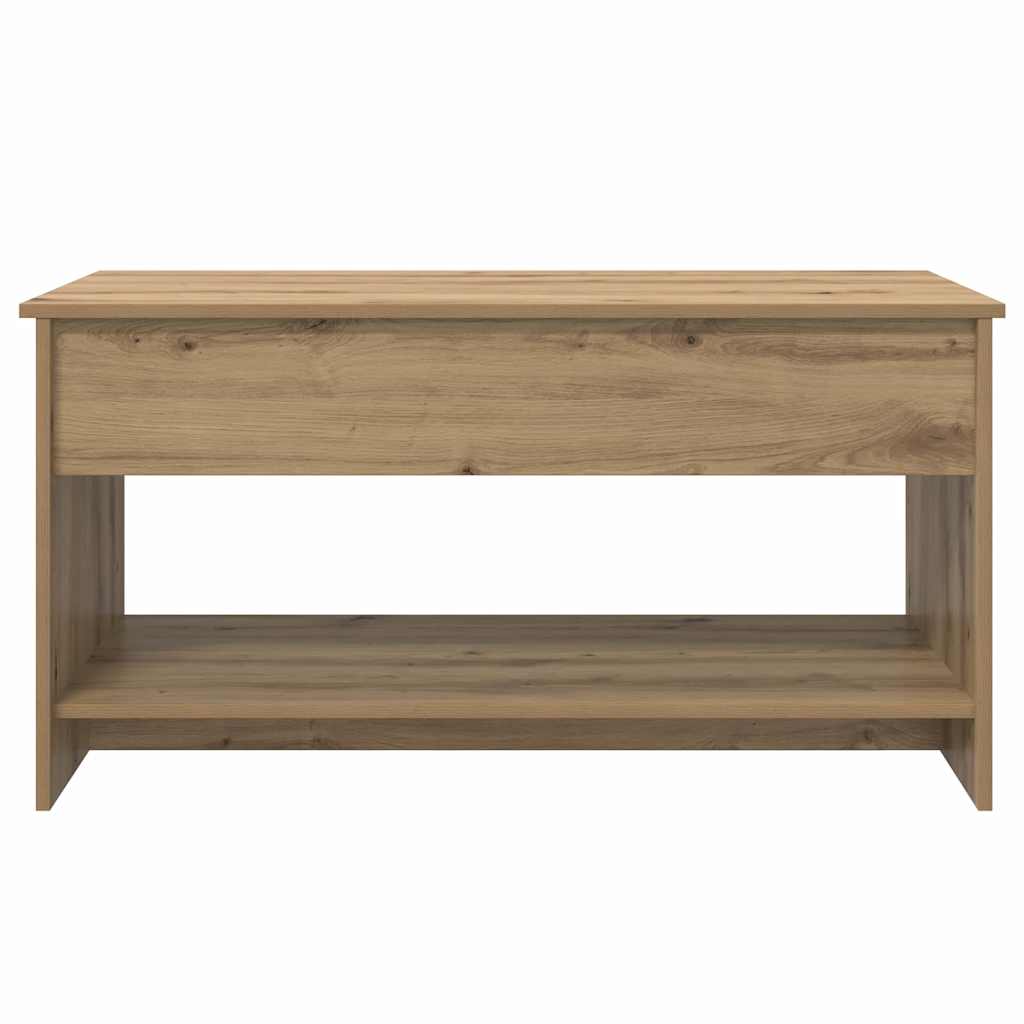 Sofabord Artisan Egetræ 80 x 50,5 x 41,5 cm Konstrueret træ