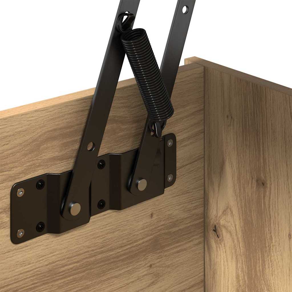 Sofabord Artisan Egetræ 102 x 50,5 x 46,5 cm Konstrueret træ